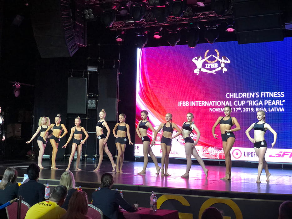 Laste fitness võistlused Riias